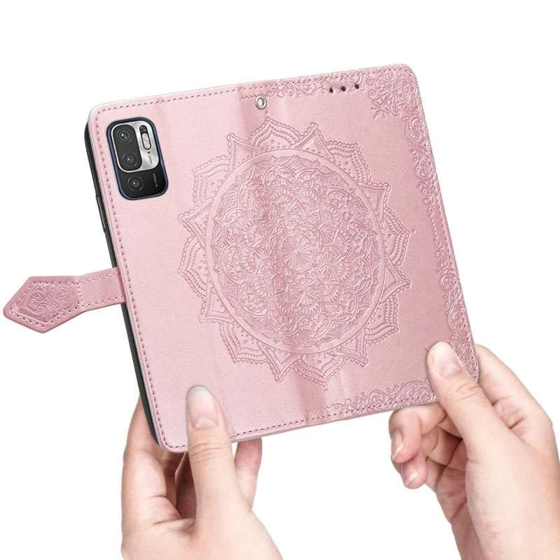 Чохол-книжка Art Case на Xiaomi Poco M3 Pro 4G / 5G – Рожевий. Фото 5 з 5