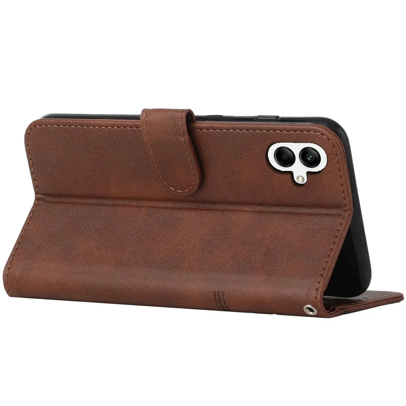 Шкіряний чохол-книжка Jet Cover для Samsung Galaxy A07 – Brown. Фото 3 з 4