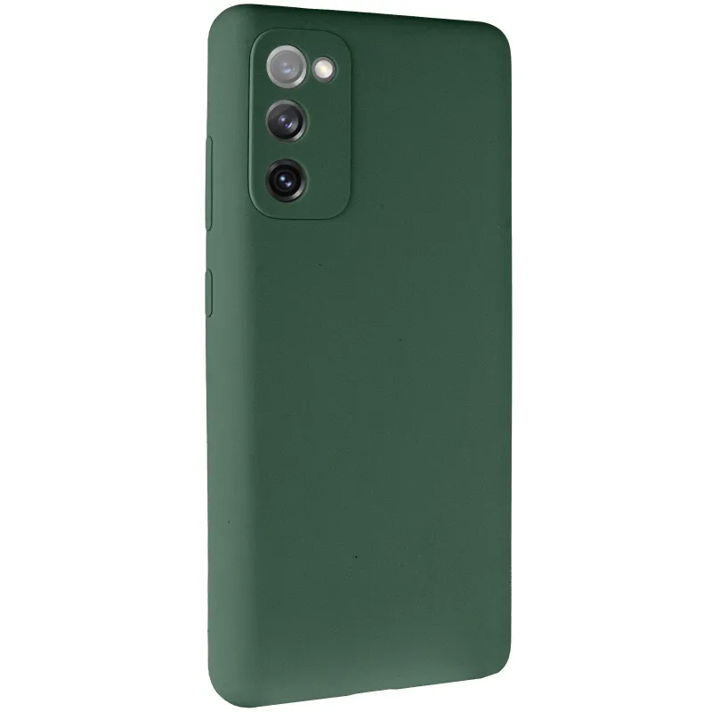 Чохол Silicone Case Lakshmi Premium із закритою камерою для Samsung Galaxy S20 FE – Зелений / Cyprus Green. Фото 3 з 10