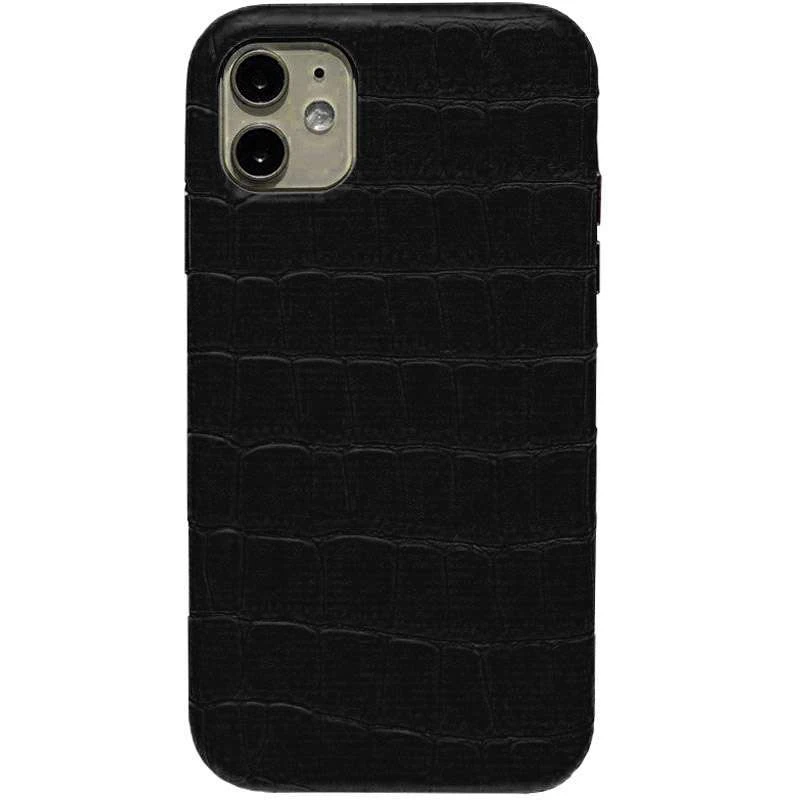 

Шкіряний чохол Croco на Apple iPhone 11 (6.1") (Black)
