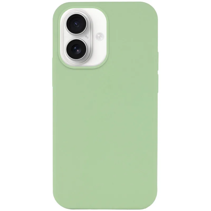 Чохол Silk Full Protective (AA) NO LOGO для Apple iPhone 16 Plus – М'ятний / Mint. Фото 1 з 12