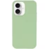 Чохол з закритим низом Silicone Case на Apple iPhone 16 – М'ятний / Mint. Фото 1 з 12