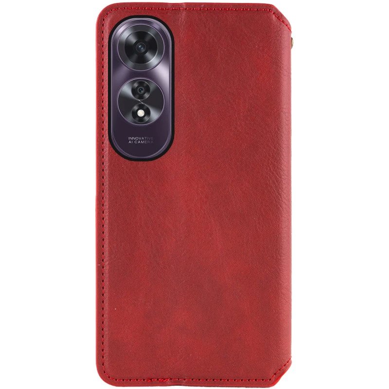 Чохол книжка GETMAN кубик для Oppo A60 – Червоний. Фото 3 з 6