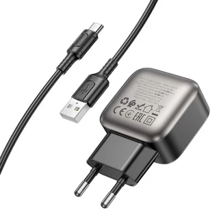 СЗУ Borofone BAS51A Absolute (2USB-A) + Type-C фото 1 СЗУ Borofone BAS51A Absolute (2USB-A) + Type-C фото 1 из 2