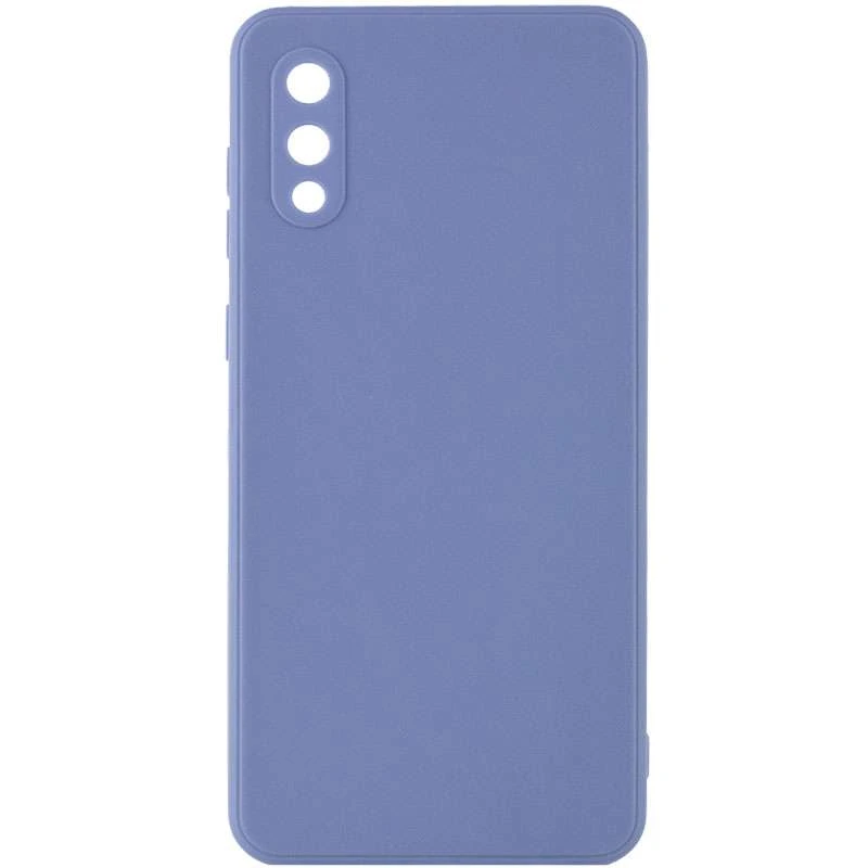 

Кольоровий силіконовий чохол із захистом камери на Samsung Galaxy A02 (Блакитний / Mist blue)