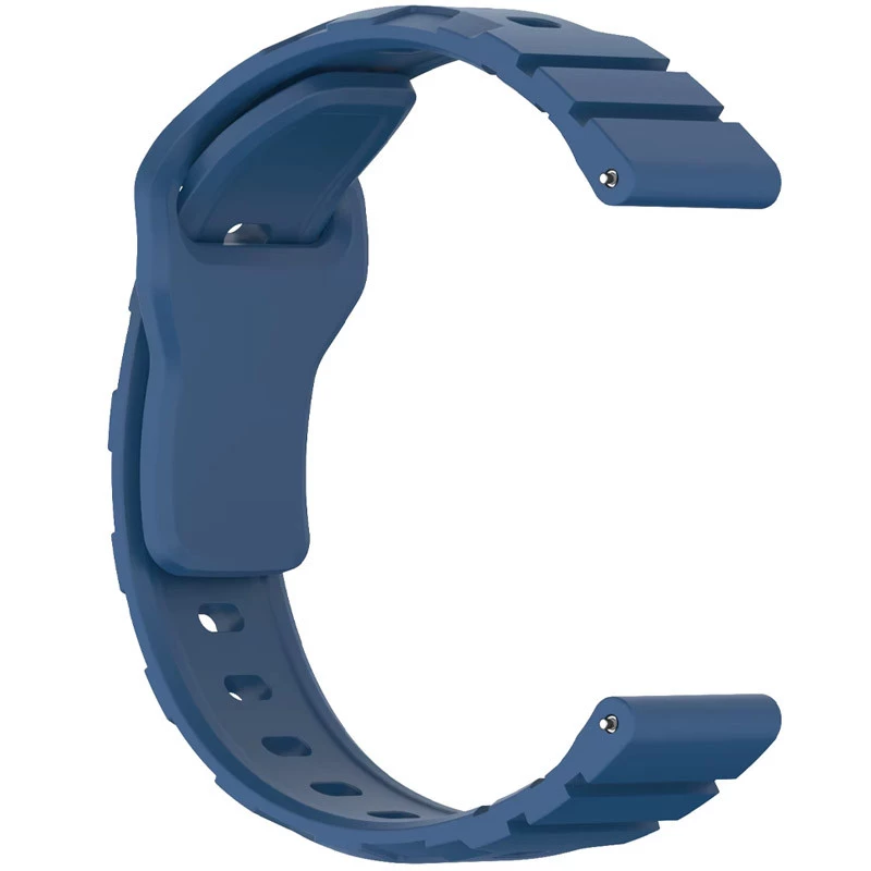 Силіконовий ремінець Defense для Smart Watch 22mm – Blue. Фото 3 з 5