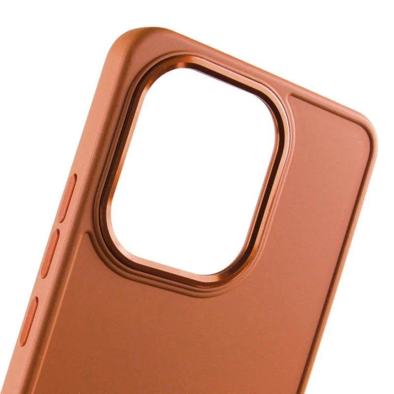 TPU чохол Bonbon з металевими кнопками на Xiaomi Redmi Note 13 4G – Помаранчевий / Papaya. Фото 12 з 17