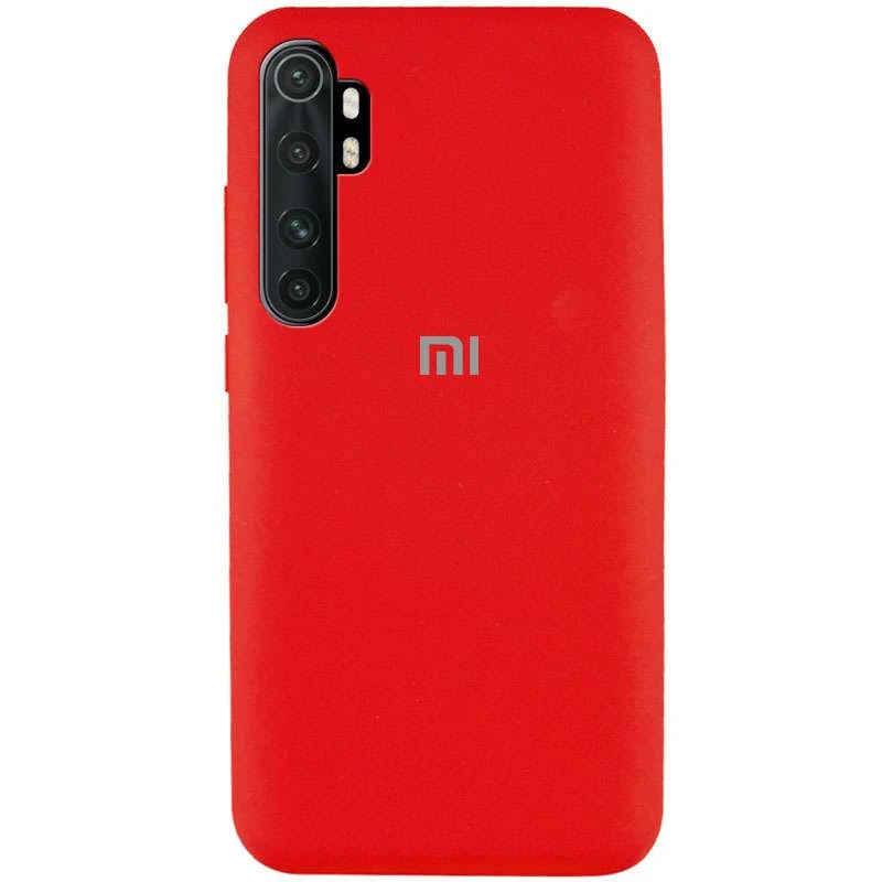 

Чохол Silicone Case з закритим низом на Xiaomi Mi Note 10 Lite (Червоний / Red)