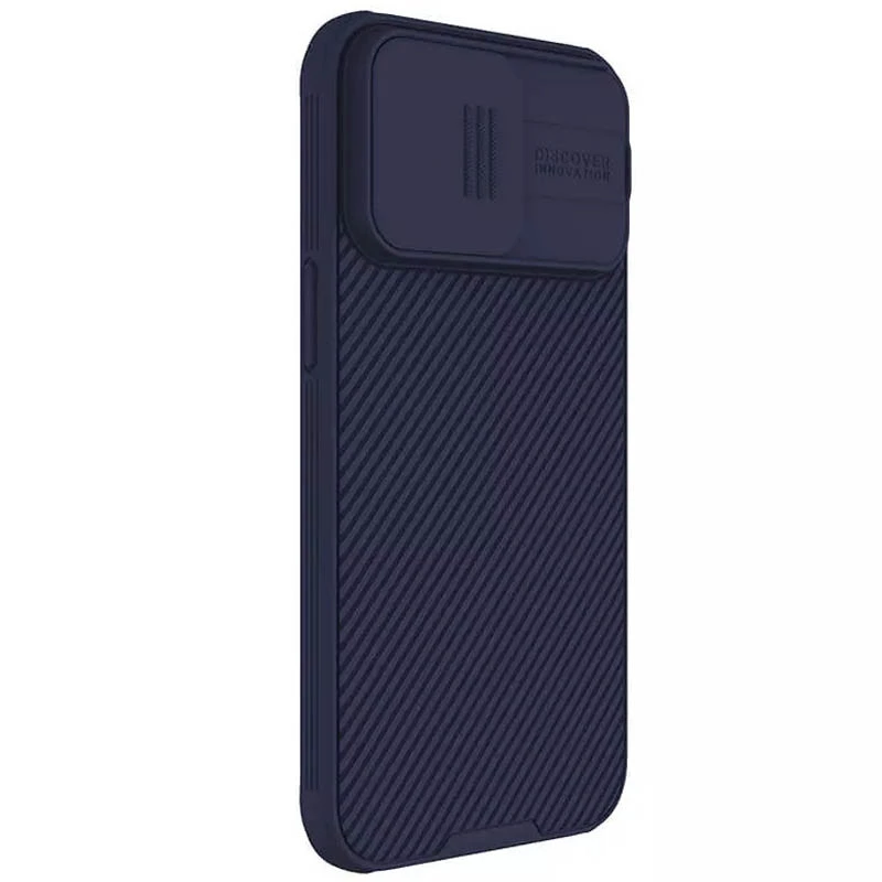 Карбована накладка Nillkin Pro зі шторкою для камери на Apple iPhone 15 Pro Max (6.7") – Deep Blue. Фото 3 з 5