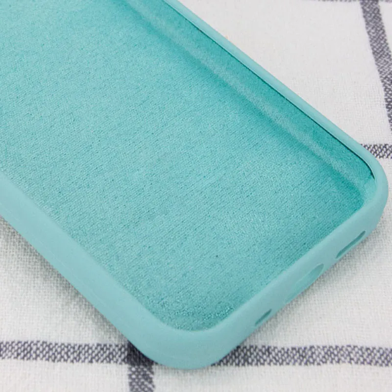 Чохол Silk Full Protective (AA) NO LOGO для Apple iPhone 13 Pro Max (6.7") – Бірюзовий / Marine Green. Фото 5 з 5