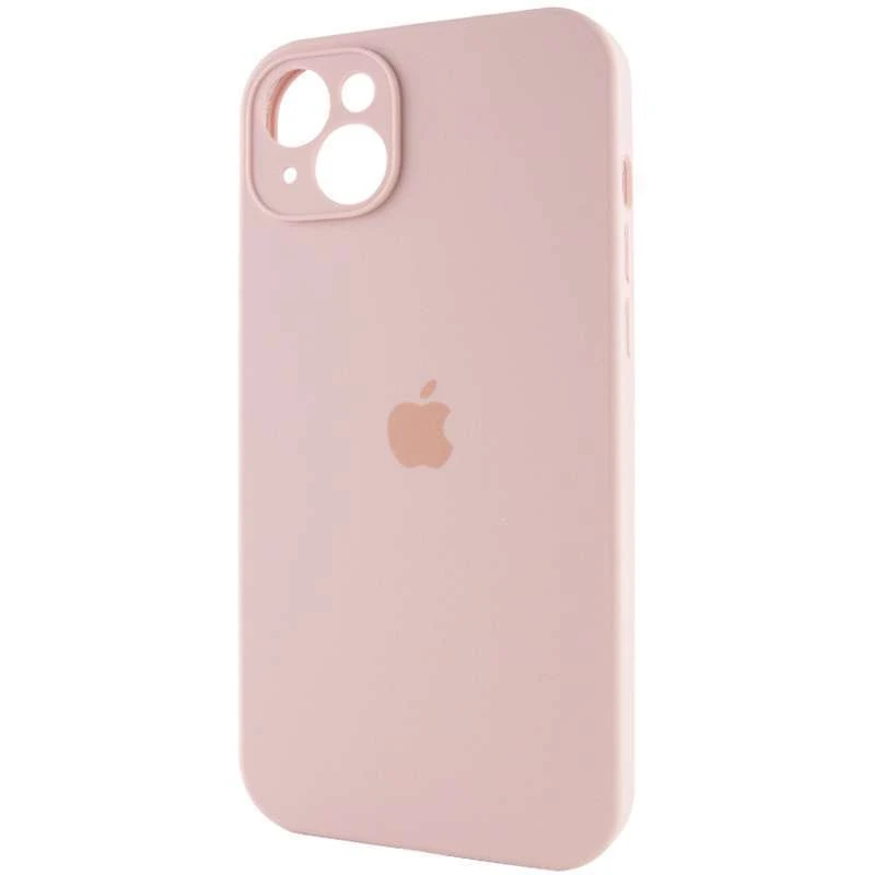 Чехол Silicone Case с защитой камеры для Apple iPhone 14 Plus (6.7") – Розовый / Pink Sand. Фото 5 из 8