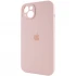 Чехол Silicone Case с защитой камеры для Apple iPhone 14 Plus (6.7") – Розовый / Pink Sand. Фото 5 из 8