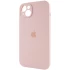 Чехол Silicone Case с защитой камеры для Apple iPhone 15 Plus (6.7") – Розовый / Pink Sand. Фото 3 из 6