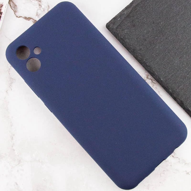Чехол Silicone Case Lakshmi Plus с закрытой камерой для Samsung Galaxy A06 – Синий / Midnight blue. Фото 5 из 7