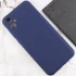 Кольоровий силіконовий чохол GETMAN із закритою камерою для Samsung Galaxy A04 – Синій / Midnight Blue. Фото 4 з 6