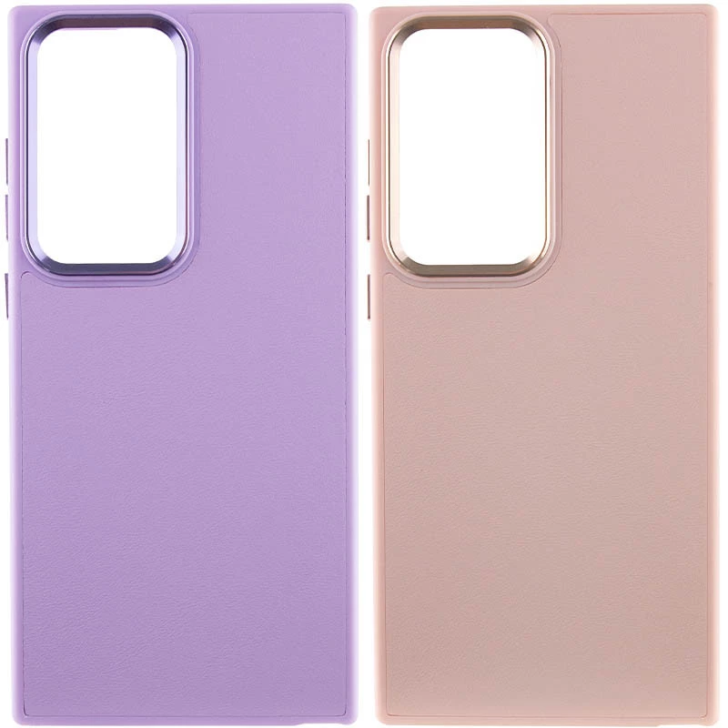 Кожаный чехол Bonbon с металлическими кнопками Samsung Galaxy S22 Ultra фото 1 из 2