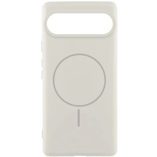 Силіконовий чохол Lakshmi MagFit для Google Pixel 9 Pro — Білий / White
