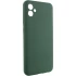 Чохол Silicone Case Lakshmi Plus з закритою камерою на Samsung Galaxy A07 – Зелений / Dark green. Фото 2 з 7