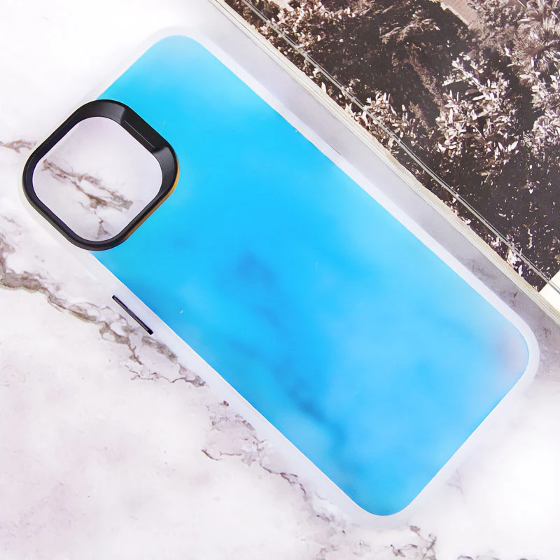 Чохол який світиться в темряві на Apple iPhone 15 (6.1") – Pink / Purple. Фото 4 з 7