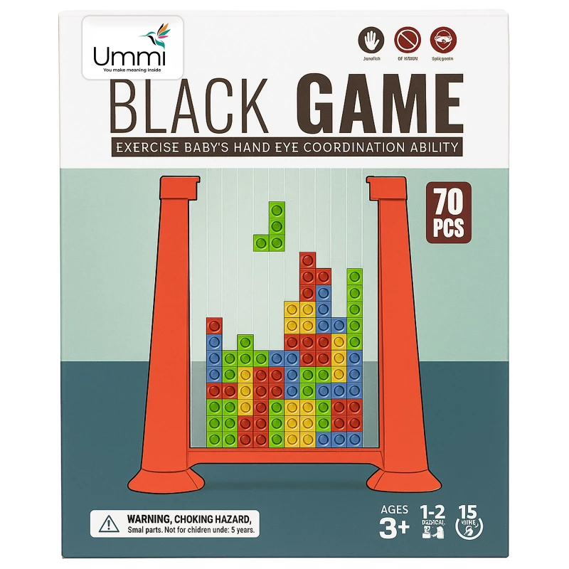 Настільна інтерактивна гра Ummi ME-002 Tetris – Colorful. Фото 7 з 8