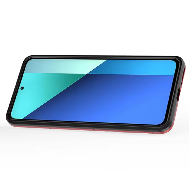 Протиударний чохол Transformer з кільцем на Xiaomi Redmi Note 13 4G – Чорний / Soul Black. Фото 4 з 6