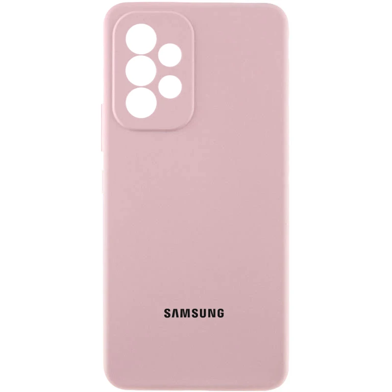 Чохол Silicone Case Lakshmi Premium L з закритою камерою на Samsung Galaxy A33 5G – Рожевий / Pink Sand. Фото 1 з 2