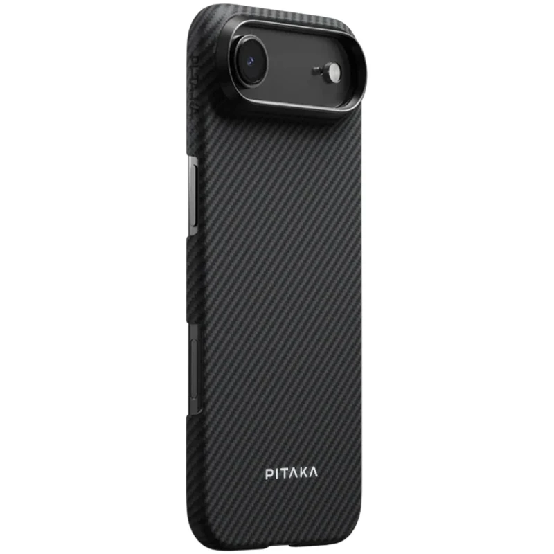 Чехол PC PITAKA with MagSafe для Apple iPhone 17 Air (6.5") – Black / Grey. Фото 2 з 4
