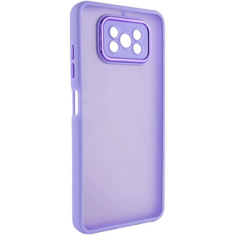 

TPU+PC чохол Accent на Xiaomi Poco X3 NFC / Poco X3 Pro (White / Purple)