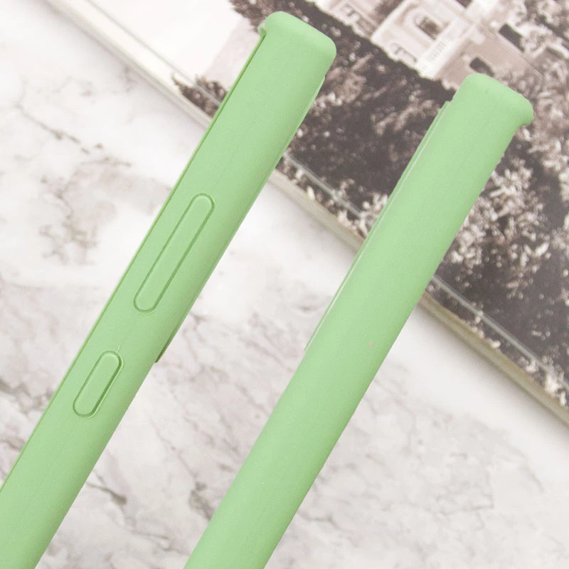 Чохол Silicone Case Lakshmi Premium з закритою камерою на Samsung Galaxy S24 Ultra – М'ятний / Mint. Фото 8 з 9