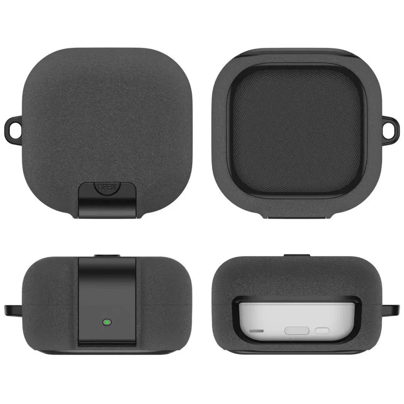 Футляр Matte Shield Series для Samsung Galaxy Buds 4 / 4 Pro – Black. Фото 2 з 3