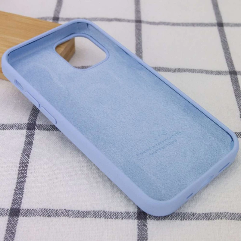 Чохол Silicone Case з закритим низом на Apple iPhone 14 Plus (6.7") – Блакитний / Lilac Blue. Фото 3 з 3