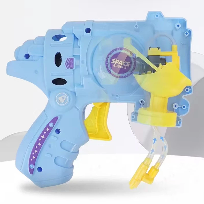 Пістолет з мильними бульбашками Space Bubble Gun (1 bottle - 50ml) – Blue. Фото 5 з 7