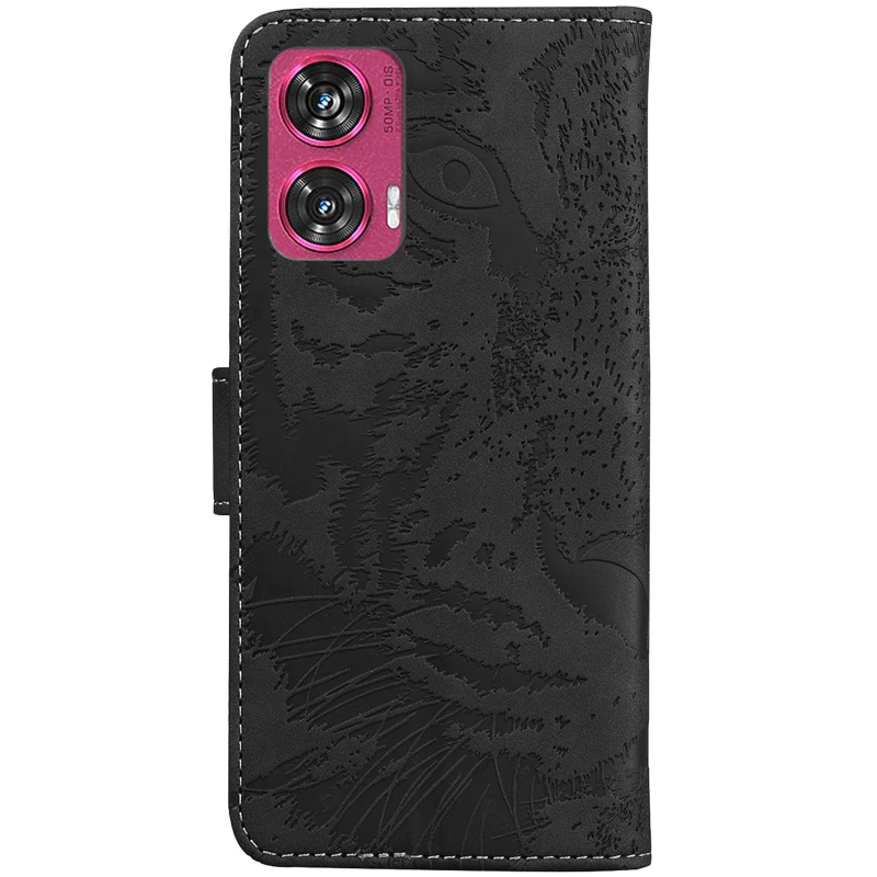 Шкіряний чохол-книжка Tiger для Xiaomi Poco M8 Pro – Black. Фото 2 з 5