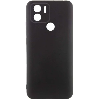 Чохол Silicone Case Lakshmi з закритою камерою на Xiaomi Redmi A1+ / Poco C50 / A2+ — Чорний / Black