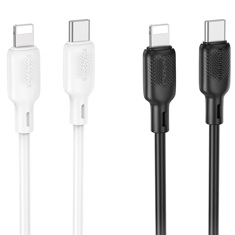 Дата кабель Borofone BX113 Lenny Type-C to Lightning 27W (3m) фото 1 з 2