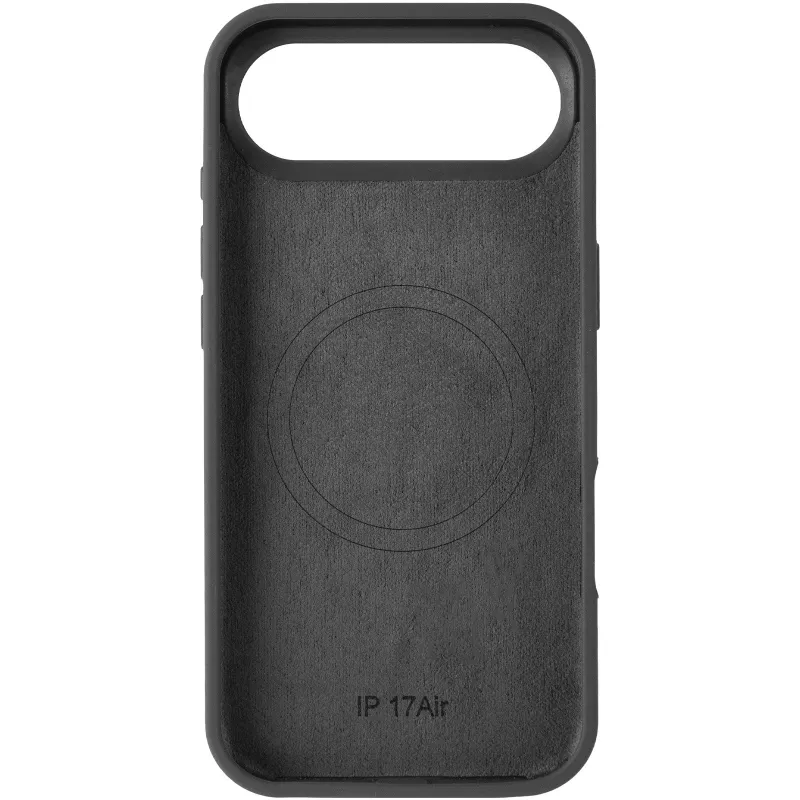 Чохол Silk Duo Color (AA) NO LOGO with Magnetic Fit для Apple iPhone 17 Air (6.5") – Black. Фото 7 з 9