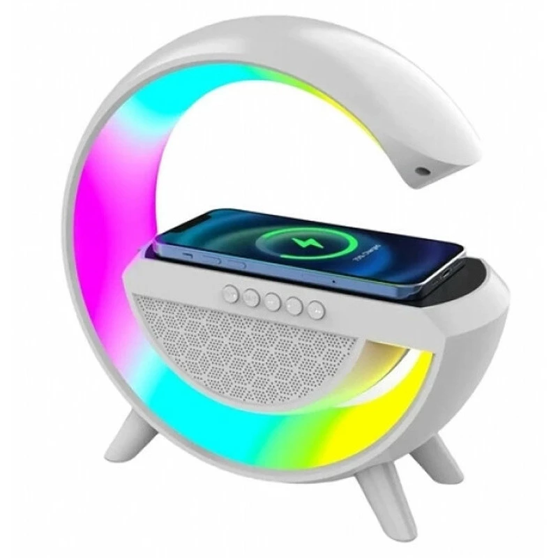 

Портативная Bluetooth колонка ночник с БЗУ BT2301 (White)