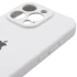 Чехол Silicone Case с защитой камеры для Apple iPhone 14 Pro (6.1") – Белый / White. Фото 8 из 14
