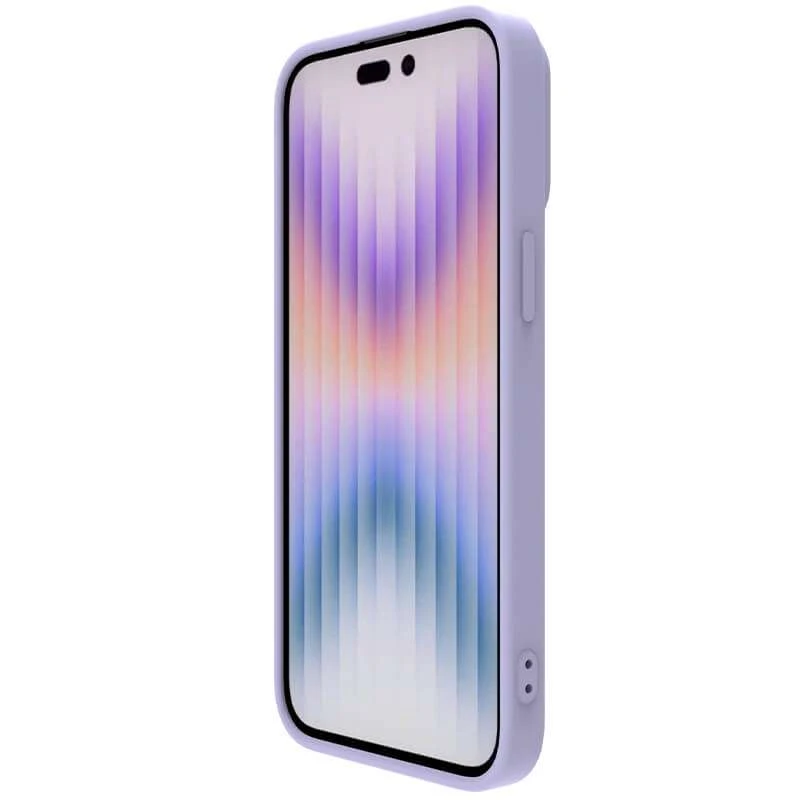 Силіконова накладка Nillkin Camshield Silky на Apple iPhone 14 Pro Max (6.7") – Бузковий. Фото 5 з 5
