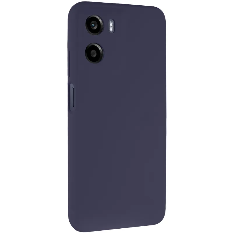 Чохол Silicone Case Lakshmi Premium із закритою камерою для Motorola Moto G05 – Темно-синій / Midnight blue. Фото 2 з 8