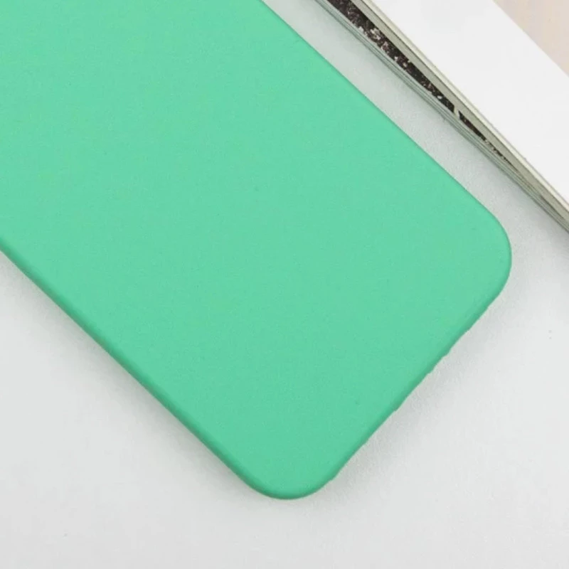 Чохол Silicone Case Lakshmi Plus з закритою камерою на Xiaomi Poco C71 – Ментоловий / Mint. Фото 2 з 3