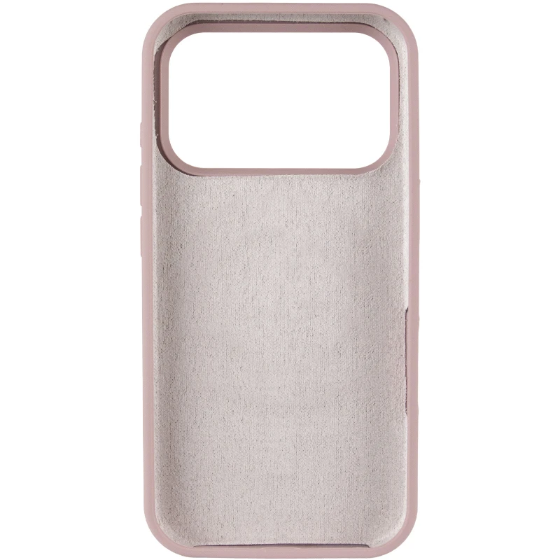 Чохол з закритим низом Silicone Case на Apple iPhone 17 Pro Max (6.9") – Сірий / Lavender. Фото 6 з 8