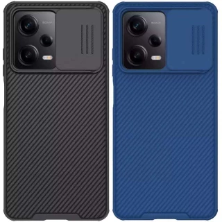 Карбована накладка Nillkin зі шторкою для камери на Xiaomi Redmi Note 12 Pro 5G фото 1 Карбована накладка Nillkin зі шторкою для камери на Xiaomi Redmi Note 12 Pro 5G фото 1 з 1