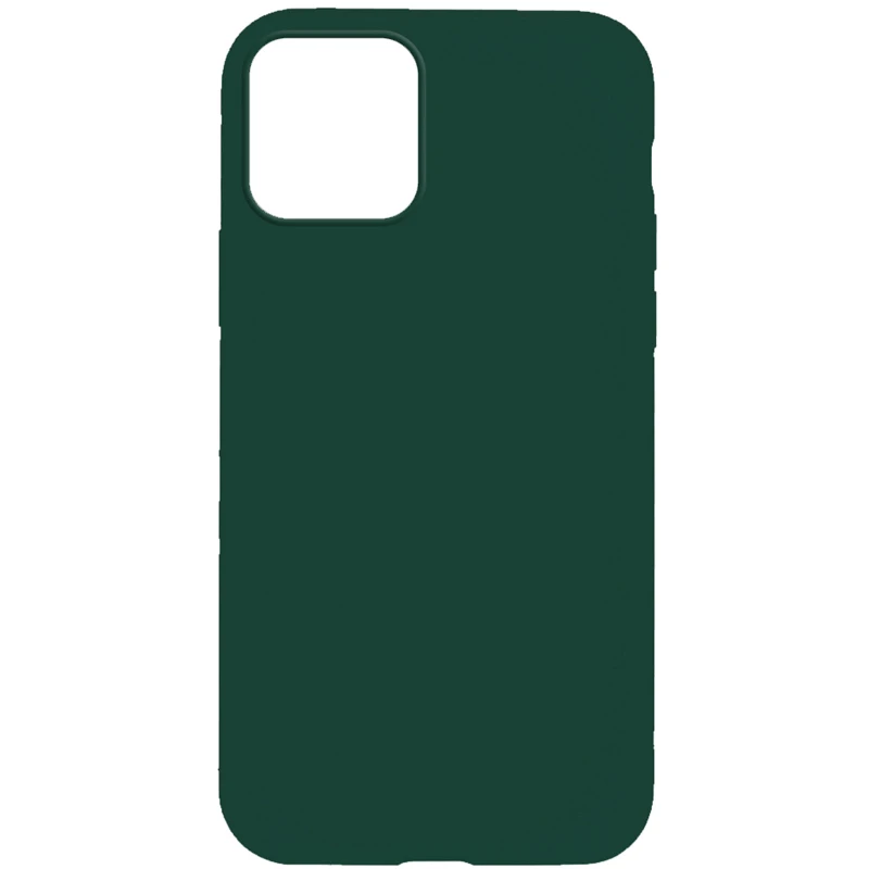Чохол з закритим низом Silicone Case на Apple iPhone 17 Pro (6.3") – Зелений / Forest green. Фото 1 з 1