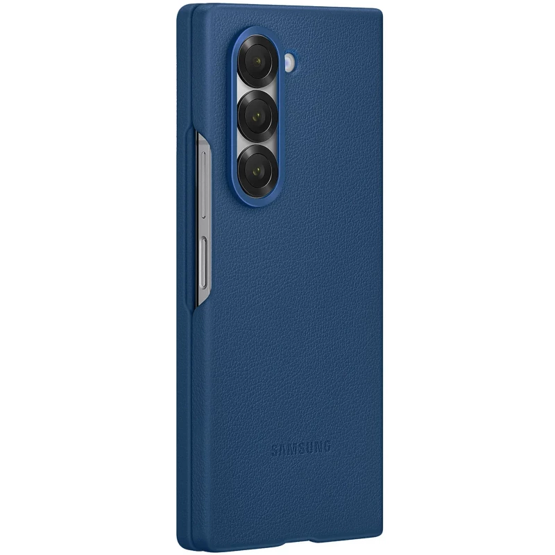 Шкіряний чохол Leather Case Premium на Samsung Galaxy Z Fold6 – Navy. Фото 5 з 10