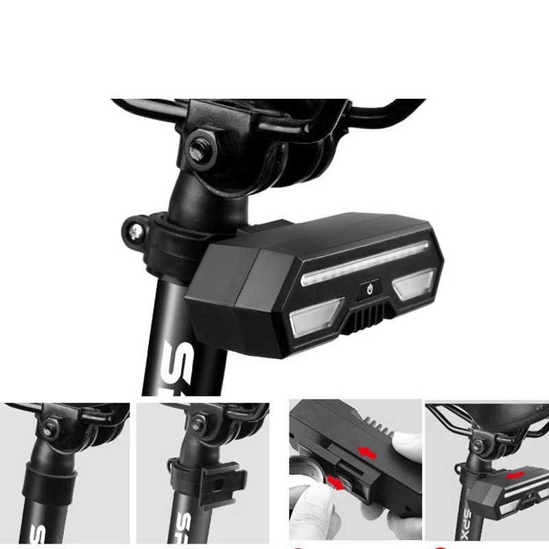 Трекер GPS велосипедний V03B Bike Tacker+Auto Tail Light 2in1 SIM (4GLTE+3GWCDMA+2GGSM) 140/2400mAh – Black. Фото 6 з 7