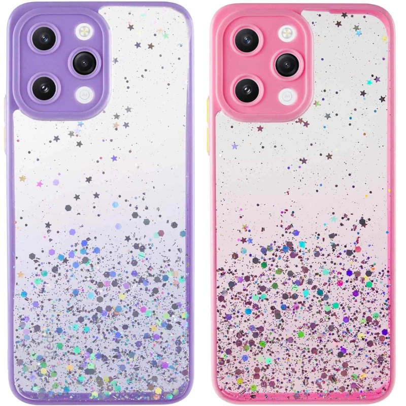 Чохол з блискітками та захистом камери на Xiaomi Redmi 12 фото 2 з 2