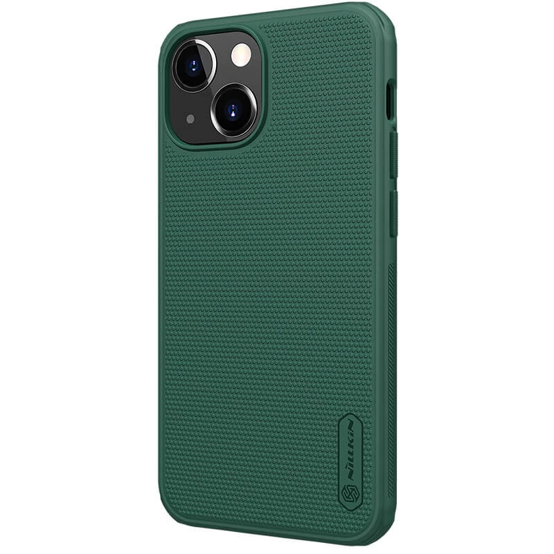 Пластиковая накладка Nillkin Pro для Apple iPhone 15 (6.1") – Зеленый / Deep Green. Фото 3 из 4