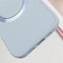 TPU чохол Bonbon з металевими кнопками та MagSafe на Apple iPhone 16 – Блакитний / Mist Blue. Фото 7 з 7