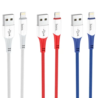 Дата кабель Hoco X70 Ferry USB to Lightning (1m) фото 1 Дата кабель Hoco X70 Ferry USB to Lightning (1m) фото 1 з 1